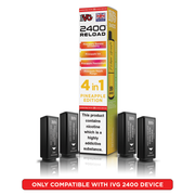 Pineapple Edition IVG 2400 Reload Pods 4 in 1 | Heat Vapes