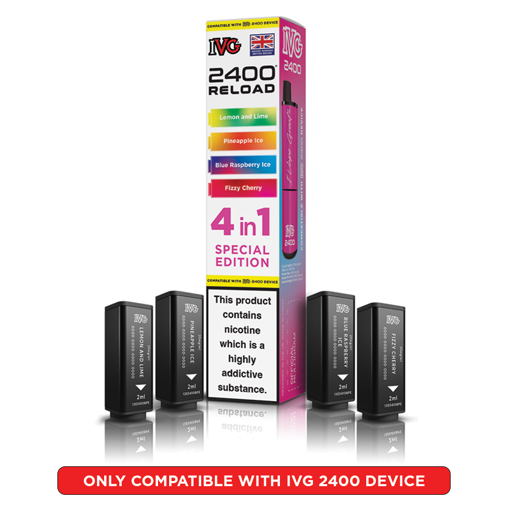 Special Edition IVG 2400 Reload Pods 4 in 1 | Heat Vapes