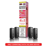 Strawberry Edition IVG 2400 Reload Pods 4 in 1 | Heat Vapes