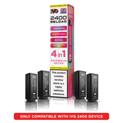 Watermelon Edition IVG 2400 Reload Pods 4 in 1 | Heat Vapes