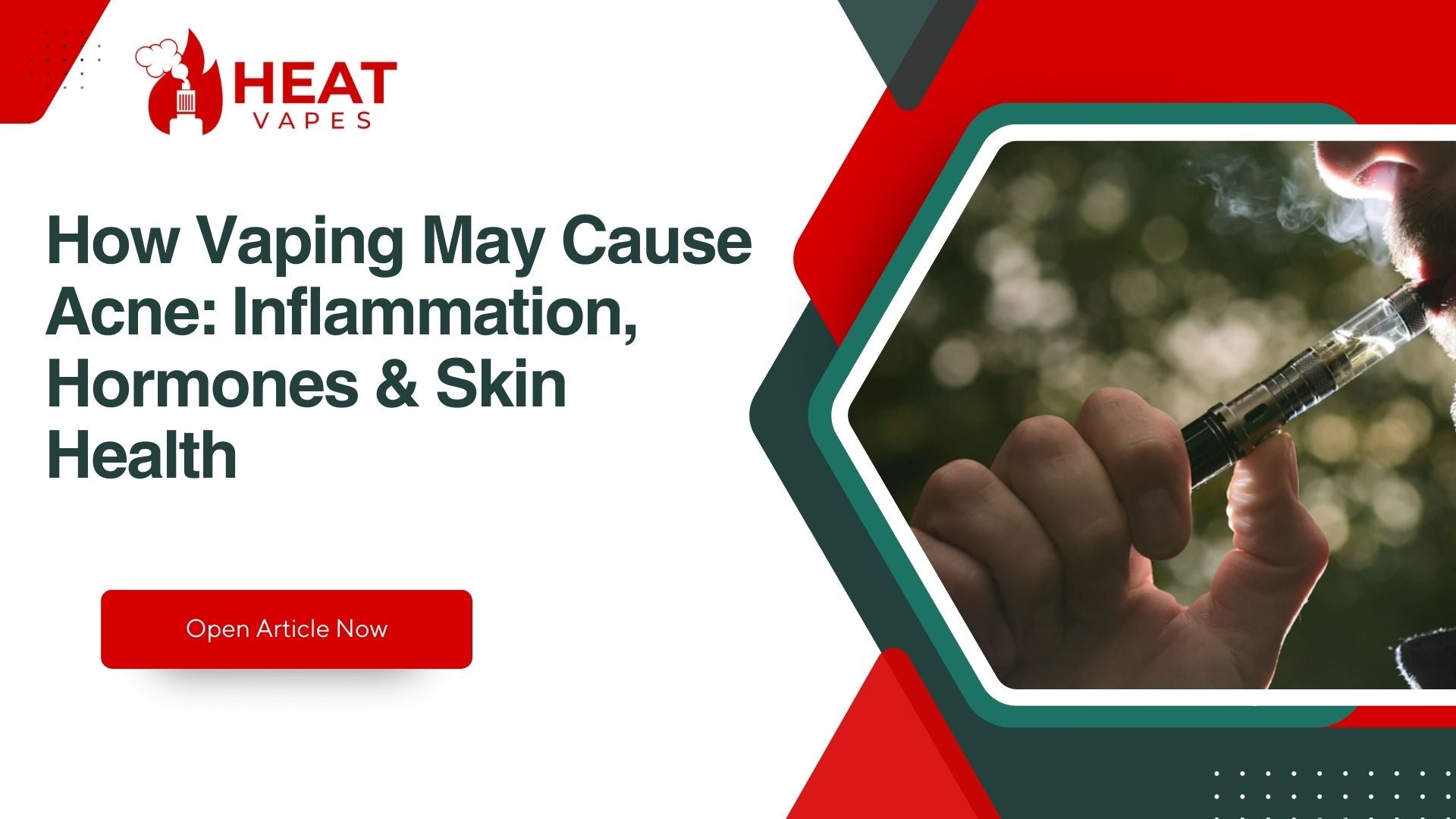 How Vaping May Cause Acne: Inflammation, Hormones & Skin Health