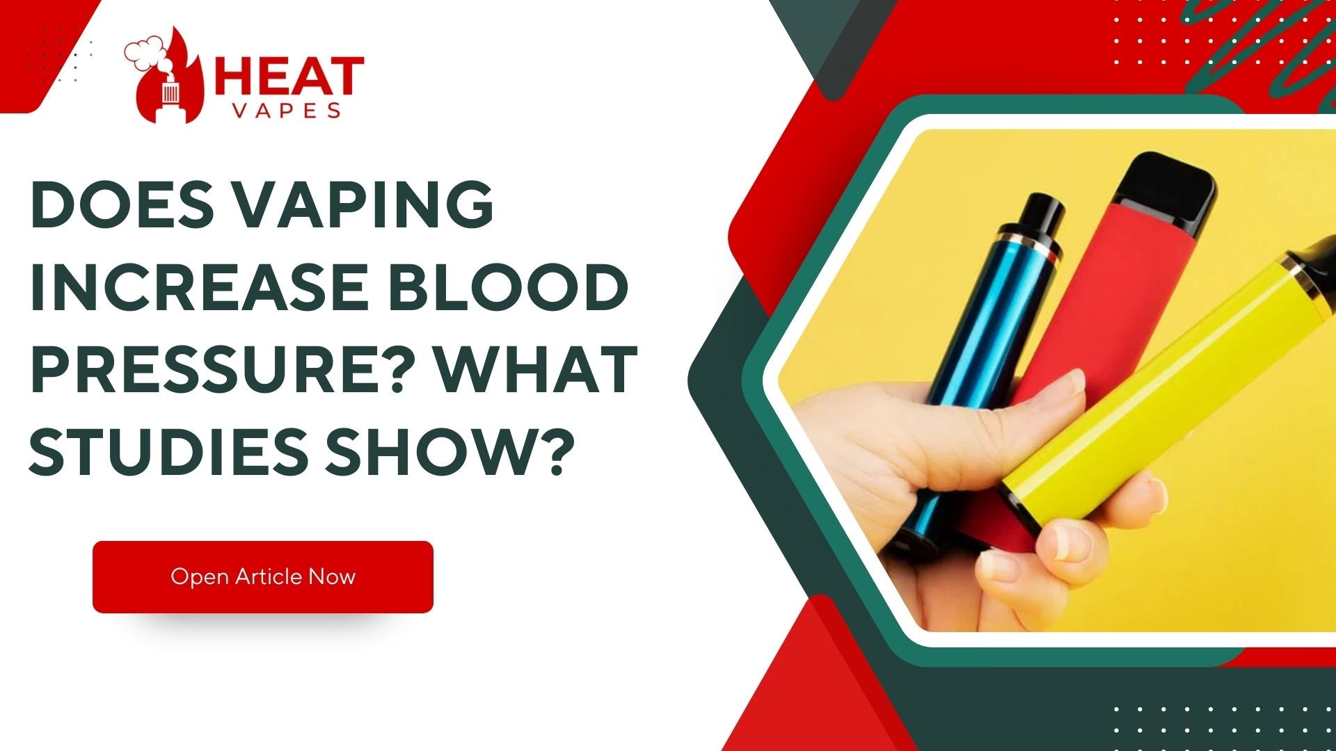Does Vaping Increase Blood Pressure? What Studies Show?