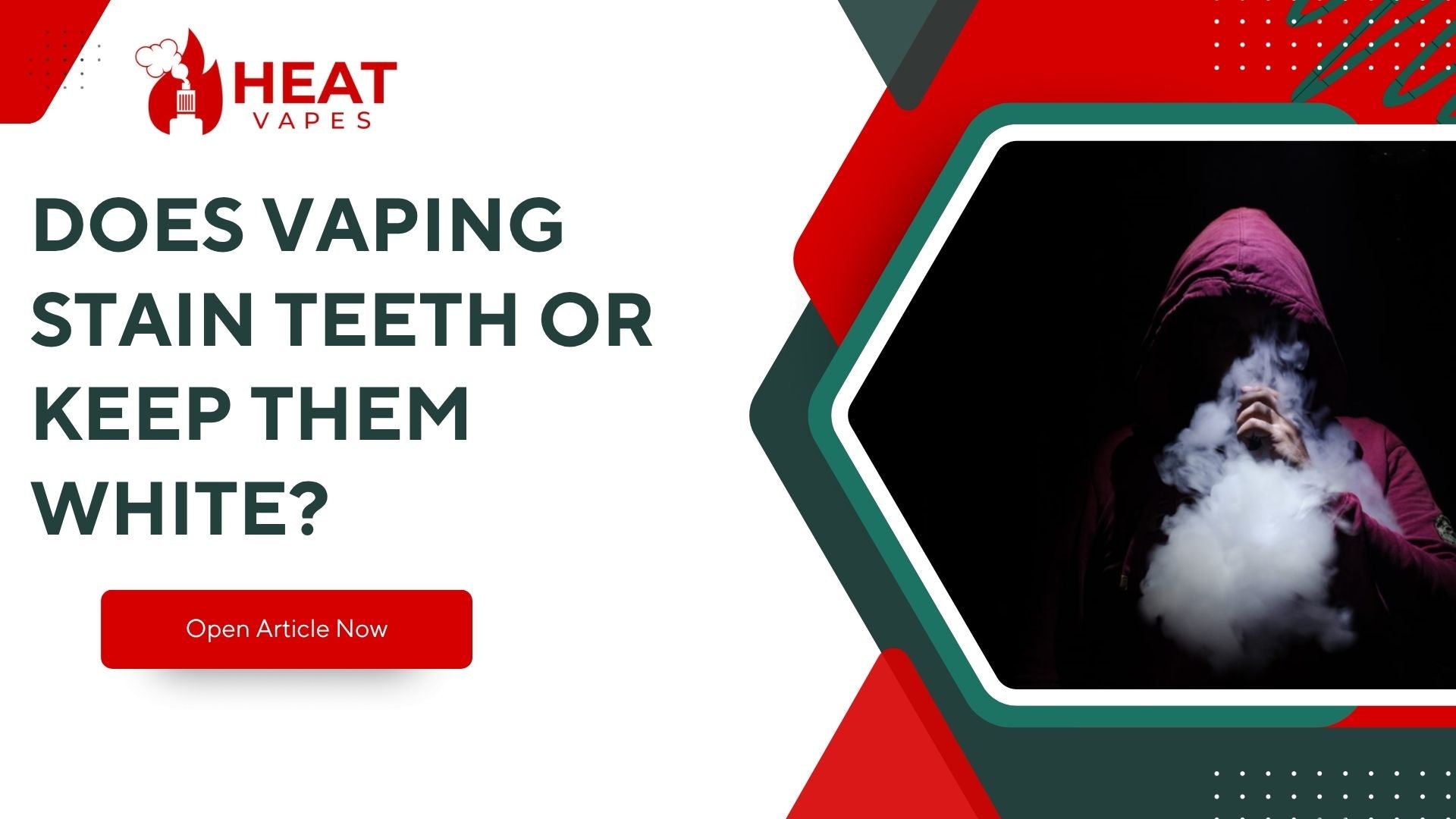 Does Vaping Stain Teeth or Keep Them White?