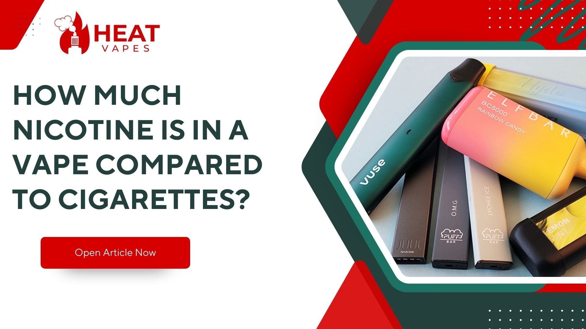 How Much Nicotine Is in a Vape Compared to Cigarettes?