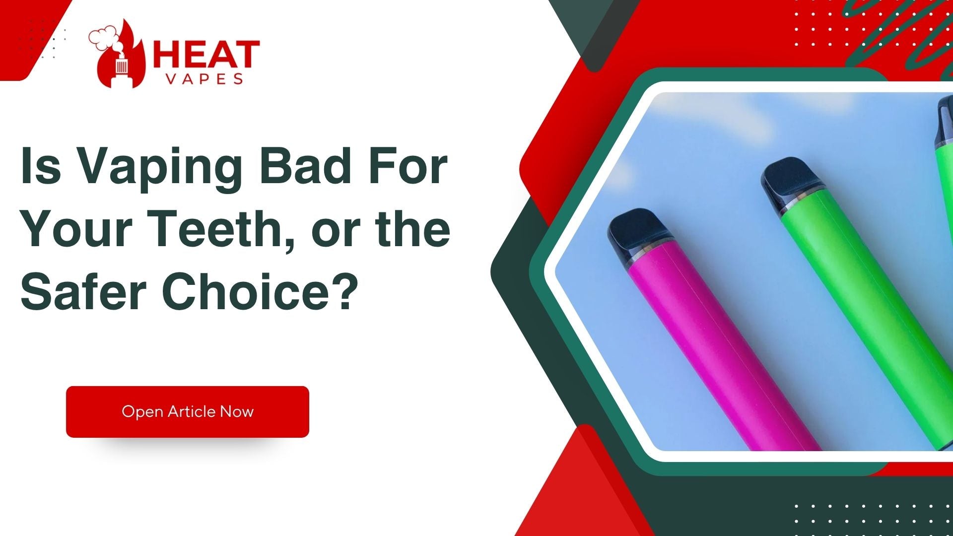 Is Vaping Bad For Your Teeth, or the Safer Choice?