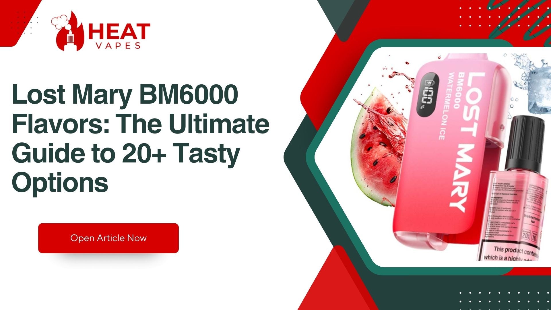 Lost Mary BM6000 Flavors: The Ultimate Guide to 20+ Tasty Options