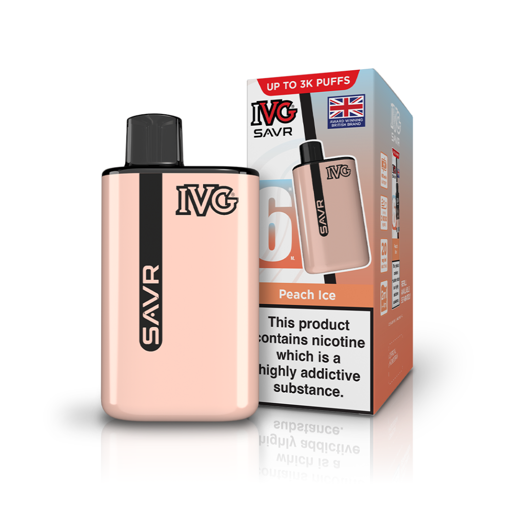IVG SAVR Device Peach Ice | Heat Vapes