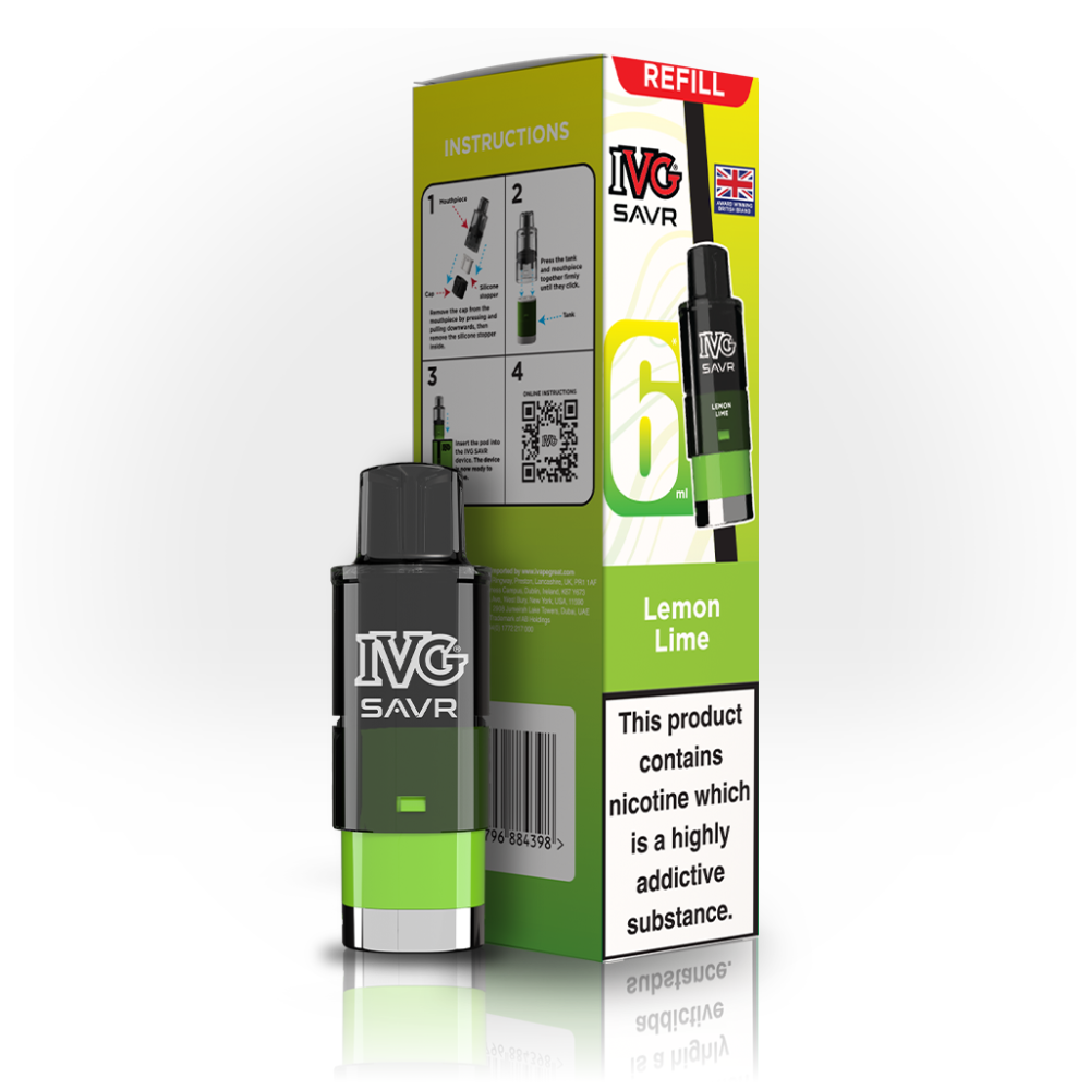 IVG SAVR Pods Lemon Lime | Heat Vapes