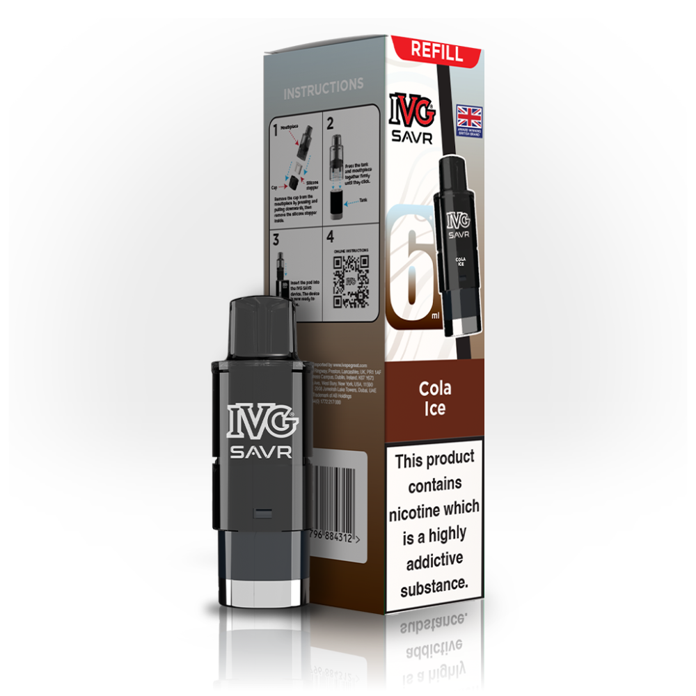 IVG SAVR Pods Cola Ice | Heat Vapes