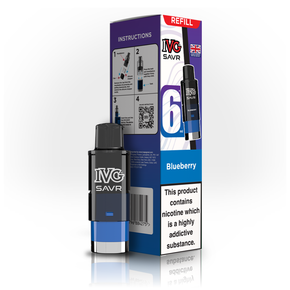 IVG SAVR Pods Blueberry | Heat Vapes