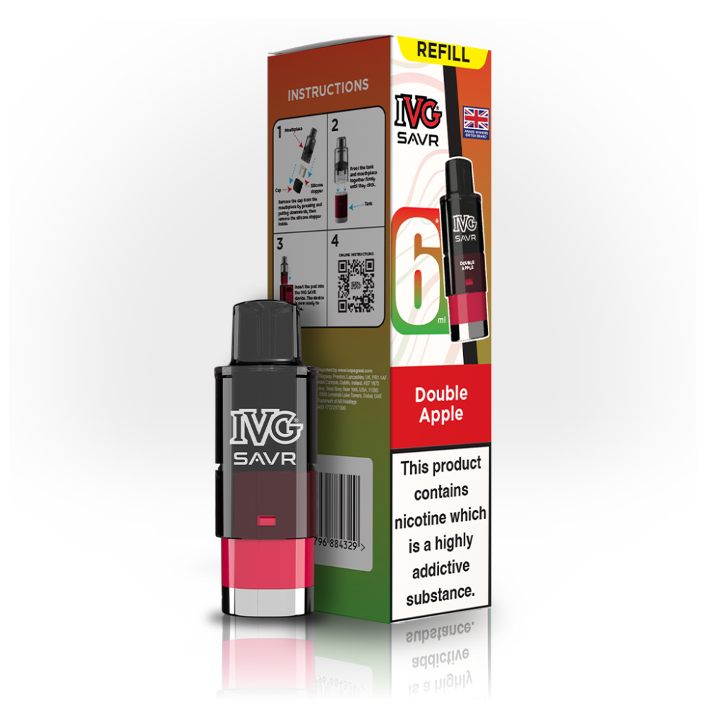 IVG SAVR Pods Double Apple | Heat Vapes