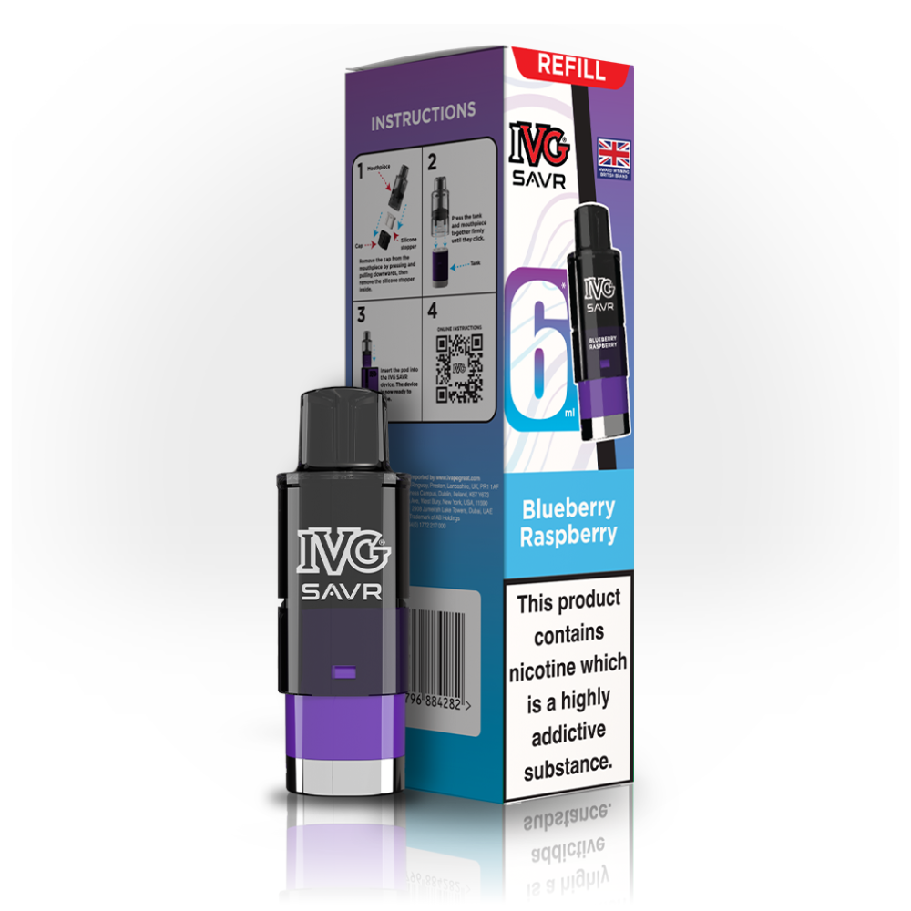 IVG SAVR Pods Blueberry Raspberry | Heat Vapes