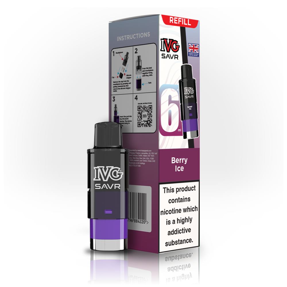 IVG SAVR Pods Berry Ice | Heat Vapes