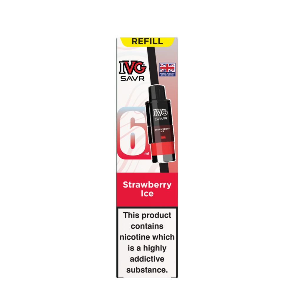 IVG SAVR Pods Strawberry Ice | Heat Vapes