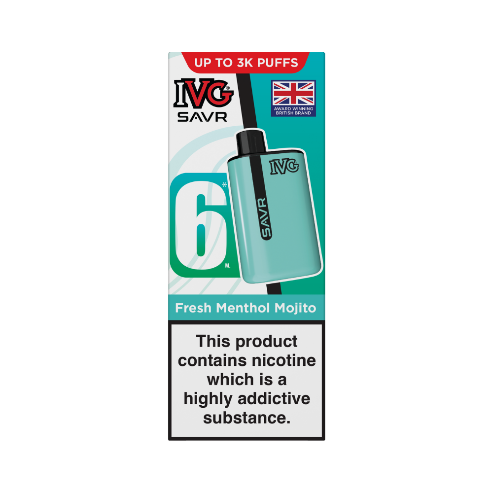 IVG SAVR Device Fresh Mint Menthol Mojito | Heat Vapes