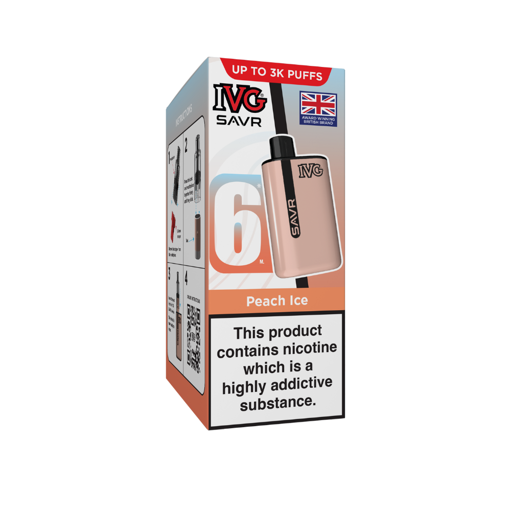 IVG SAVR Device Peach Ice | Heat Vapes