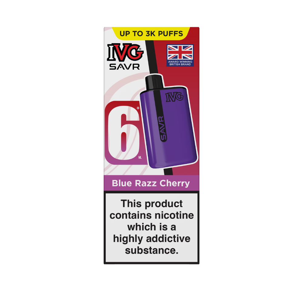 IVG SAVR Device Blue Razz Cherry | Heat Vapes