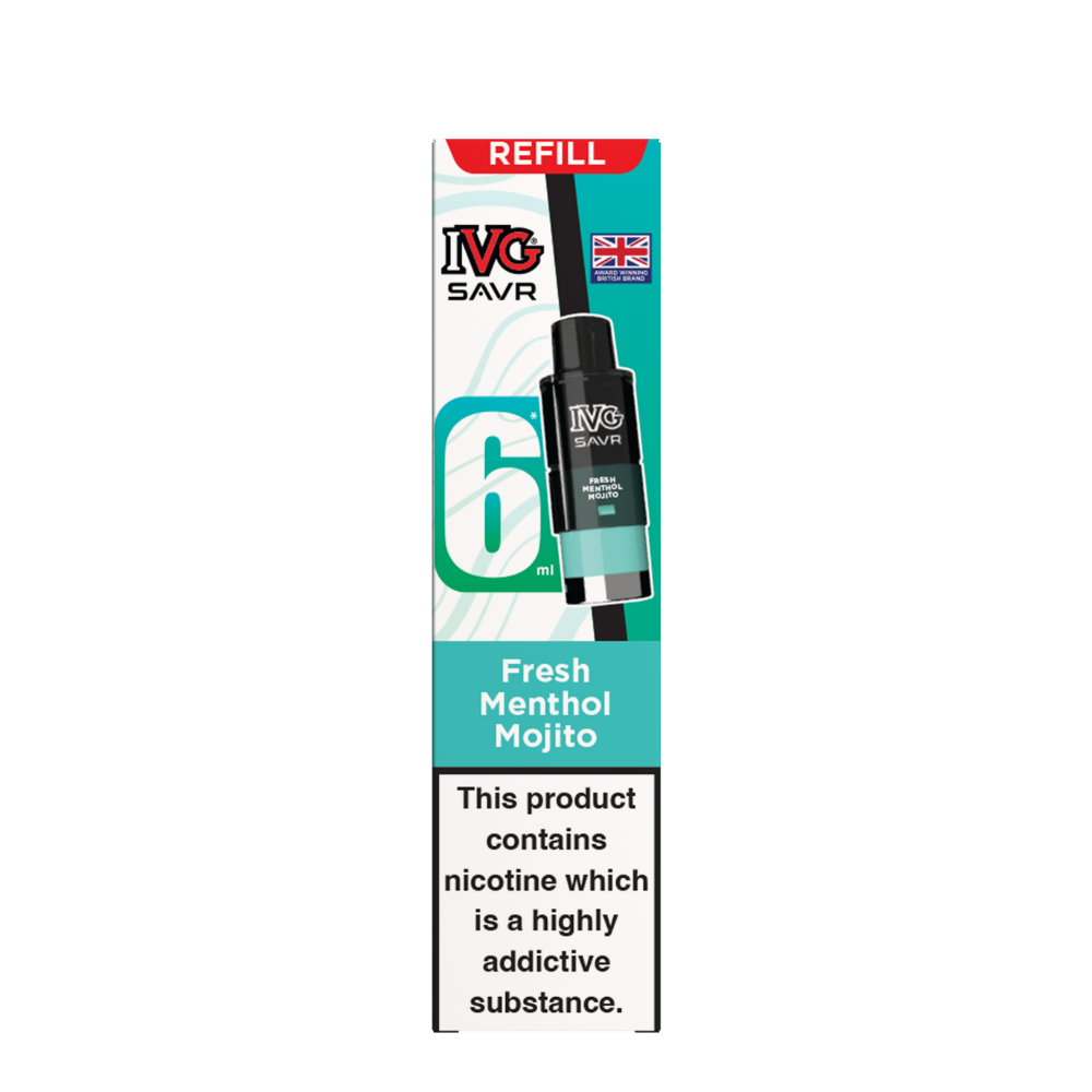 IVG SAVR Pods Fresh Menthol Mojito | Heat Vapes