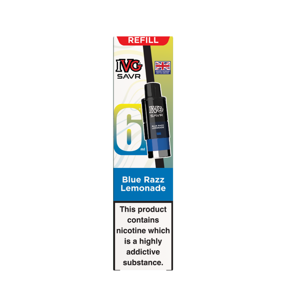 IVG SAVR Pods Blue Razz Lemonade | Heat Vapes