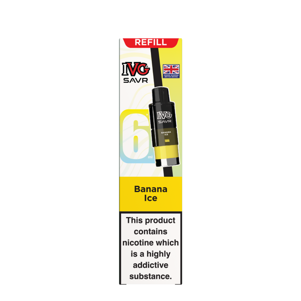 IVG SAVR Pods Banana Ice | Heat Vapes