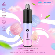 Hayati Twist 5000 Cotton Candy | Heat Vapes