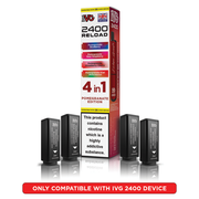 Pomegranate Edition IVG 2400 Reload Pods 4 in 1 | Heat Vapes