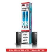 Pro Blue IVG 2400 Reload Pods 2 in 1 | Heat Vapes