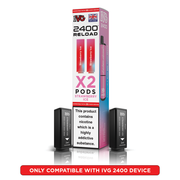 Strawberry Ice  IVG 2400 Reload Pods 2 in 1 | Heat Vapes