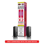 Strawberry Watermelon IVG 2400 Reload Pods 2 in 1 | Heat Vapes
