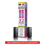 Watermelon Ice IVG 2400 Reload Pods 2 in 1 | Heat Vapes