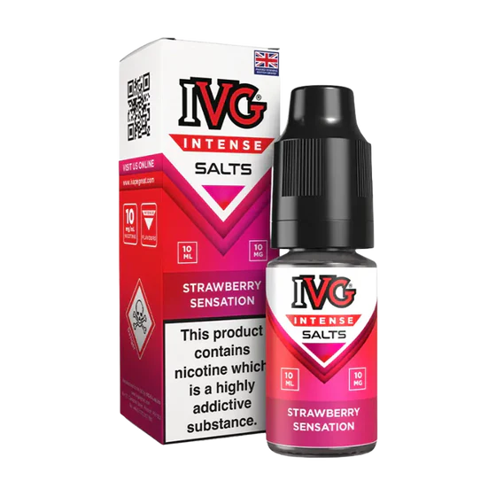 Strawberry Sensation Nic Salt by IVG Intense
